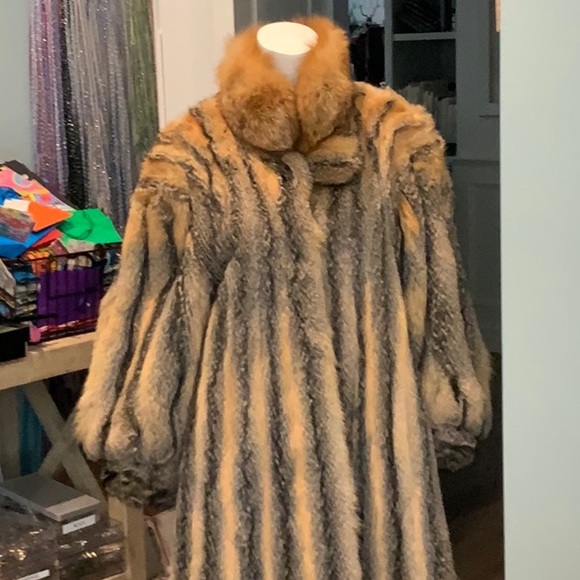 edwards lowell furs beverly hills Jackets & Blazers - AMAZING VINTAGE FUR COAT LARGE SIZE 12/14 MAYBE 16